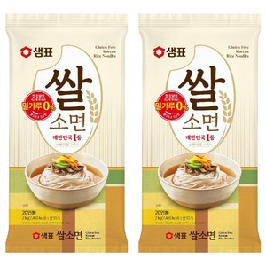 샘표 쌀소면, 2kg, 2개
