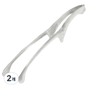 디유 올스텐 주방 요리 집게 둥근형 26cm, 실버, 2개