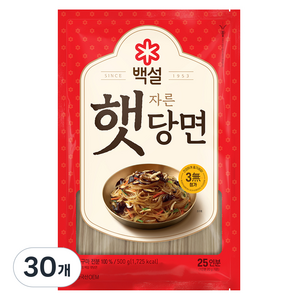 백설 햇당면, 500g, 30개