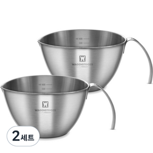 바겐슈타이거 스텐304 계량볼 2p, 혼합색상, 750ml, 2세트
