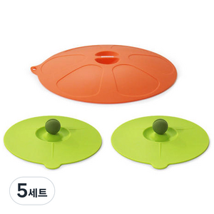 베링 실리콘 투웨이 팬뚜껑 22cm + 볼뚜껑 14cm, 5세트
