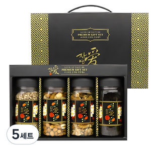 자연애 4종 견과 선물세트 골드 1호 710g, 5세트