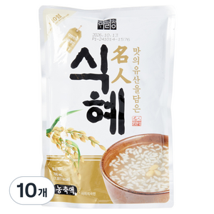 하늘청 식혜 명인 농축액, 790ml, 10개