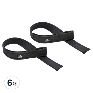 아디다스 리프팅 면 스트랩, 블랙, 6개