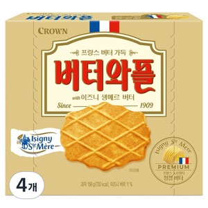 버터와플 이즈니, 4개, 158g