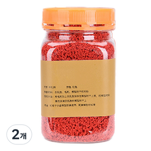 코히모 미니어처 DIY 모형 조경용 스펀지가루 400ml, 2개, 레드