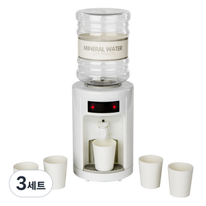 플레이맥스 작동하는 주방놀이 정수기, 화이트, 3세트