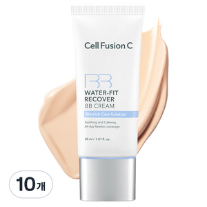 셀퓨전씨 워터핏 리커버 비비크림 SPF40 PA+++, 라이트, 10개, 30ml