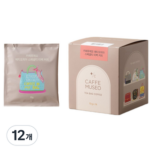카페뮤제오 에티오피아 스페셜티 티백커피, 10g, 14개입, 12개