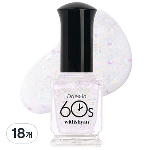 위드샨 60초 매니큐어, M126웨딩드레스, 9ml, 18개