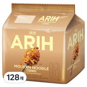 팔도 아리 모던누들 간장버터 135g, 128개