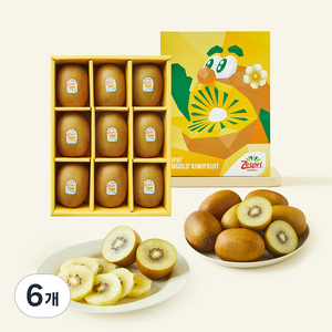 제스프리 점보 썬골드키위 9입, 6개, 1.35kg