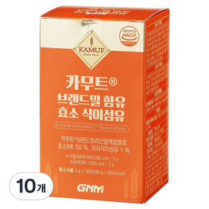 자연의품격 카무트 효소 식이섬유, 90g, 10개
