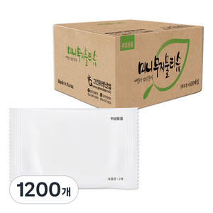 지앤티클린 해피타임 미니무지 S43 물티슈, 1200개