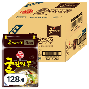 오뚜기 굴진짬뽕 라면 130g, 128개