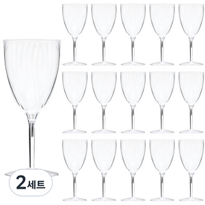 프리츠 플라스틱 와인잔, 210ml, 16개입, 2세트