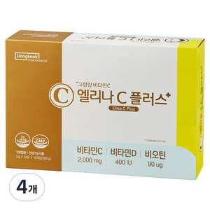 동국제약 엘리나 C 플러스, 300g, 4개