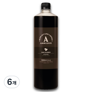 아몰렌떼 콜드브루 더치 커피원액 브라질 세하도, 1L, 1개입, 6개