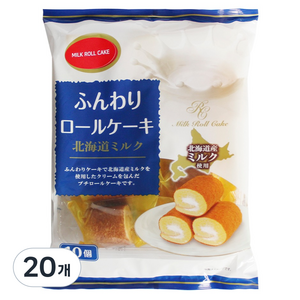 야마우치 밀크 롤케이크 10p, 20개, 140g