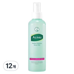 아크네스 퍼펙트 솔루션 바디미스트, 200ml, 12개