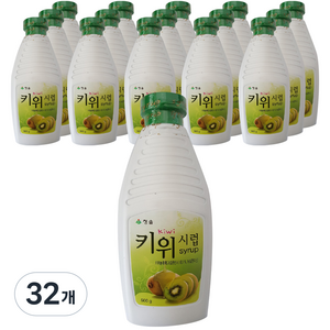 청솔 키위 시럽, 500g, 32개