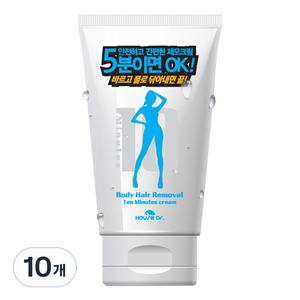 하우스닥터이글루 텐미닛 제모크림, 100g, 10개