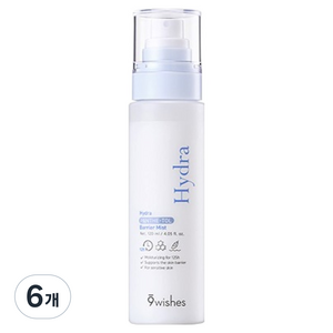 나인위시스 하이드라 판테톨 베리어 미스트, 120ml, 6개