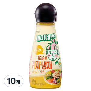 새미네부엌 닭가슴살 겨자냉채 소스, 295g, 10개