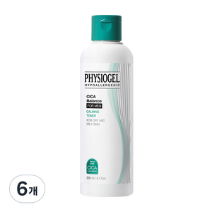 피지오겔 시카밸런스 포맨 카밍 토너, 6개, 200ml
