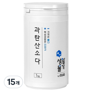 크리오 생활물가 과탄산소다 다목적 세정제, 1kg, 15개