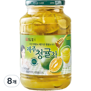 담터 제주 청귤차, 1kg, 1개입, 8개