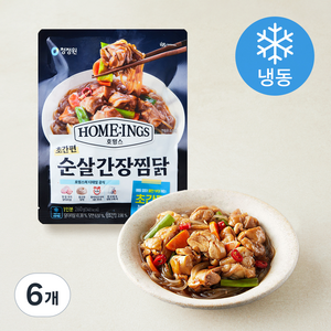 호밍스 초간편 순살 간장 찜닭 (냉동), 260g, 6개