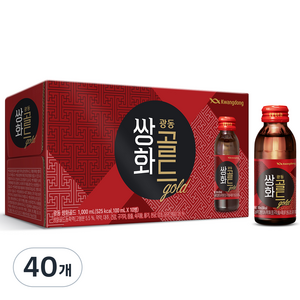 광동제약 쌍화골드, 100ml, 40개