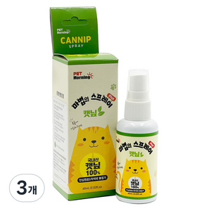 펫모닝 고양이 마법의 스프레이, 캣닢, 60ml, 3개