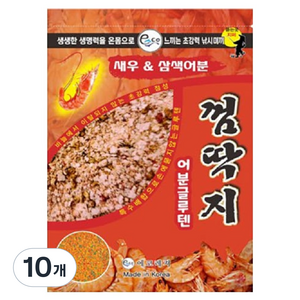 에코레져 껌딱지 새우 어분글루텐, 10개, 300g