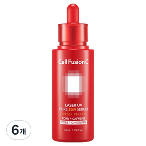 셀퓨전씨 레이저 유브이 포어 썬 세럼 SPF50+ PA++++, 40ml, 6개