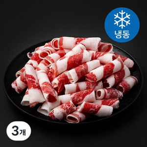 미국산 대패 우삼겹 (냉동), 3개, 500g