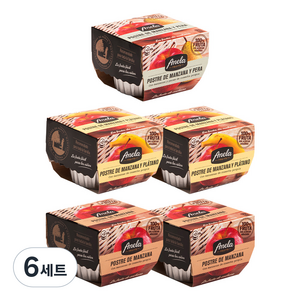 아넬라 생과일 디저트 첫시작 5종세트, 혼합맛(사과,바나나,사과배), 200g, 6세트