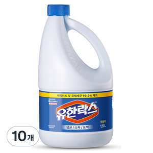 유한락스 레귤러, 1.5L, 10개