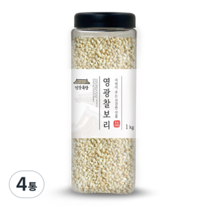 건강곡간 영광 찰보리, 1kg, 4개