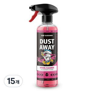 글로스브로 더스트어웨이 휠클리너, 500ml, 15개