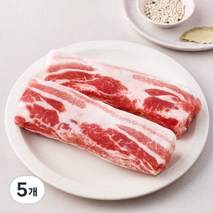 미국산 삼겹살 수육보쌈용 (냉장), 5개, 1kg