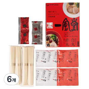 잇푸도 프리미엄 돈코츠 라멘 4인분, 6개