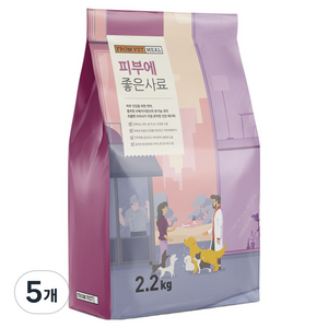 프롬벳 강아지 기능성 사료, 피부/피모, 2.2kg, 5개