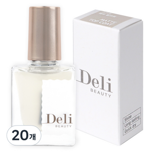 델리뷰티 루어 인 무드 소프트 매트 탑코트, 10ml, 20개, 투명