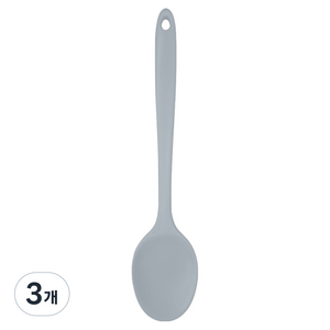 실리팟 실리콘 케어라인 멀티스푼 대, 그레이, 3개