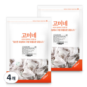 고미네 구기자차 티백, 1g, 50개입, 4개