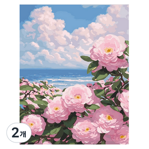 DIY 명화 그리기, W16 동백꽃과 운해, 2개