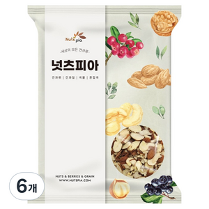넛츠피아 아몬드 슬라이스, 1kg, 6개