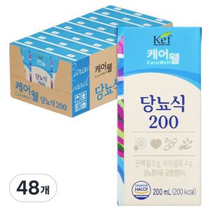케어웰 당뇨식 200, 200ml, 48개